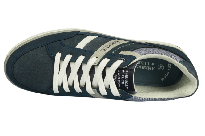 American Club MRH-159 men's sports shoes white and navy blue size 40-43