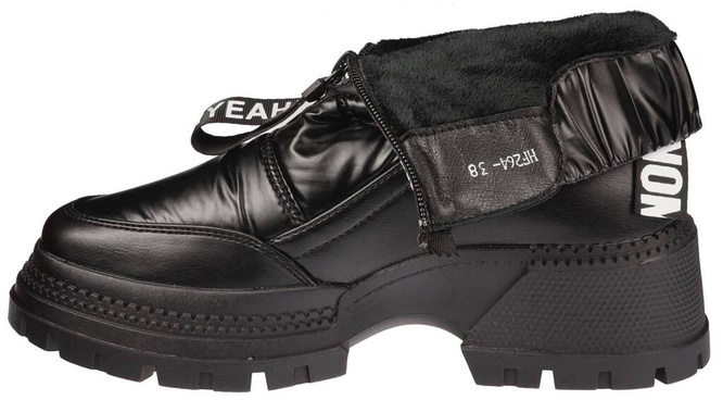 Women's snow boots Goodin DHF264BL black size 36-41