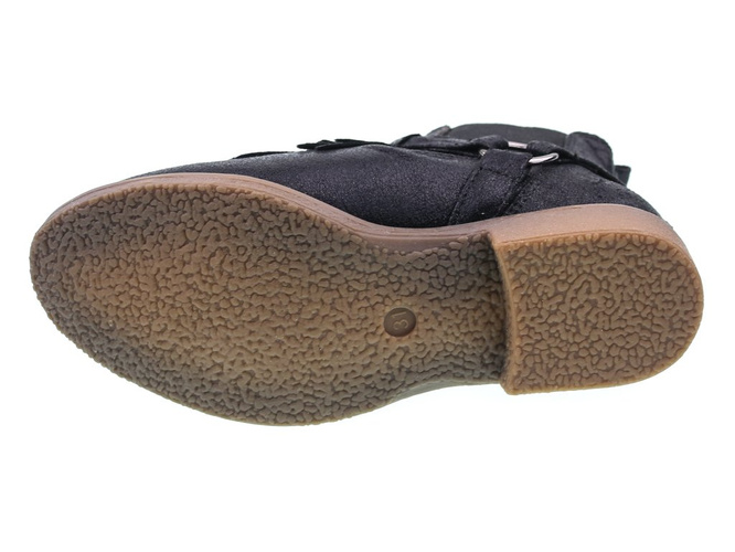 Children's transitional shoes Kylie Konfort CK1647302PL black size 29-35