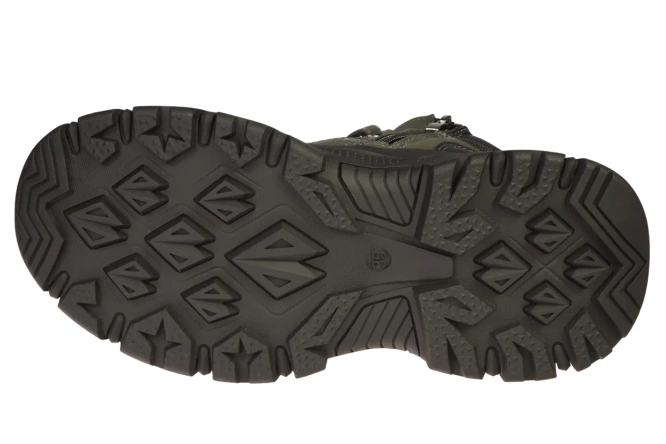 American Club Children’s Winter Boots CXD-159 – Black & Khaki, Sizes 35–39