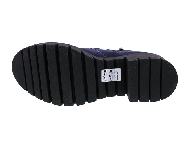 Buty zimowe damskie Bratbut-Natalii D289GRNU granatowe rozm.36-41