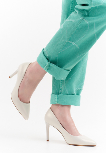 Women's high heels Sergio Leone D1339PE pearl size 36-40