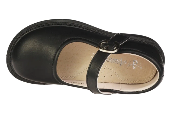 Girls’ dress shoes Apawwa BMC541BL black, sizes 26–31