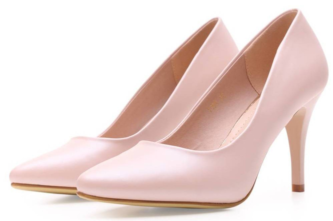Women's high heels Sergio Leone D1399JROPE light pink size 36-41