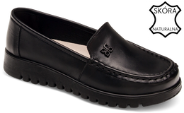 Women's loafers Skotnicki DP-3-0686BL black size 36-41