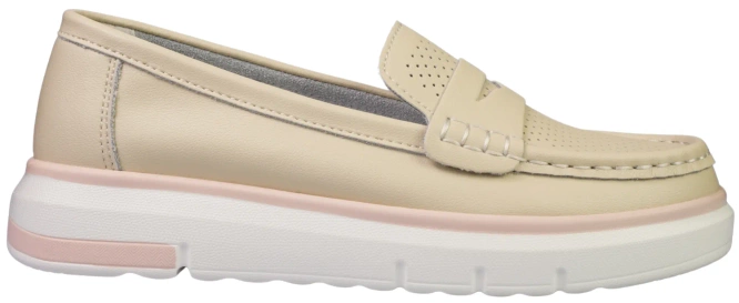 Women's loafers Skotnicki DP-3-Y92BE beige size 36-41