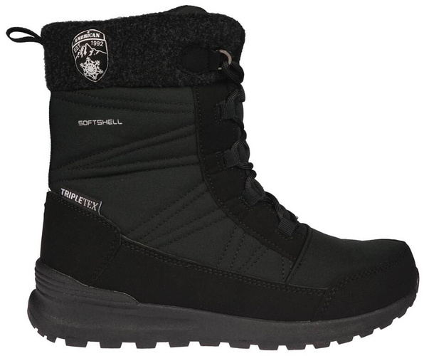 Buty zimowe damskie American Club DSN-42 czarne rozm.37-41