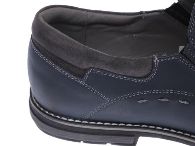 Półbuty męskie Skotnicki MP-4-7003ABU granatowe rozm.41-46