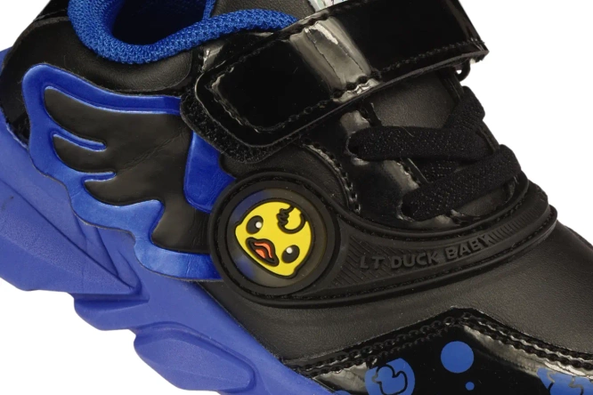 Children's sports shoes American Club ABD-16 black and navy blue size 22-26