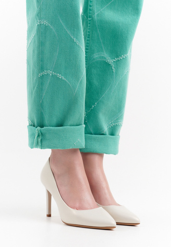 Women's high heels Sergio Leone D1339PE pearl size 36-40