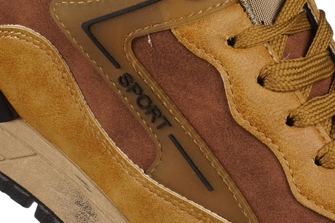 BoNa MRB-6BR brown men's sports shoes, size 40-45