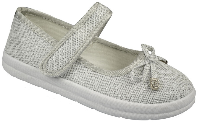 Apawwa BZ514SI children's sneakers silver size 25-30