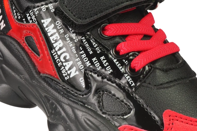 Children's sports shoes American Club BBD-04 blue, red size 27-31