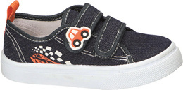 American Club BTEN-121 children's sneakers, black and navy blue, sizes 26-30