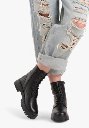 Sergio Leone DTR710-SCZ women's boots black size 36-40