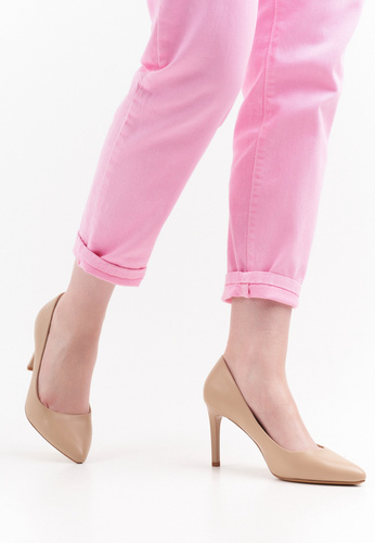 Women's high heels Sergio Leone D1339CO coffee size 36-40