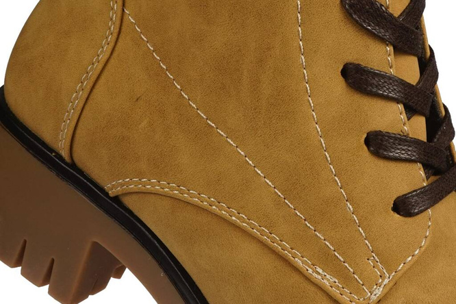 Women's winter shoes Sergio Leone D711-1NZO yellow size 36-40