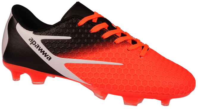Apawwa DX2607ROR youth soccer cleats orange size 37-41