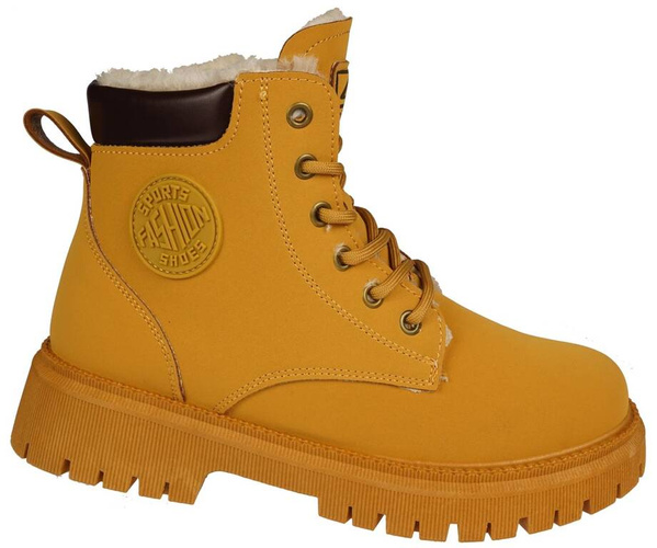 Le Scarpe DA7145-32YBR youth winter shoes, camel, sizes 37-42