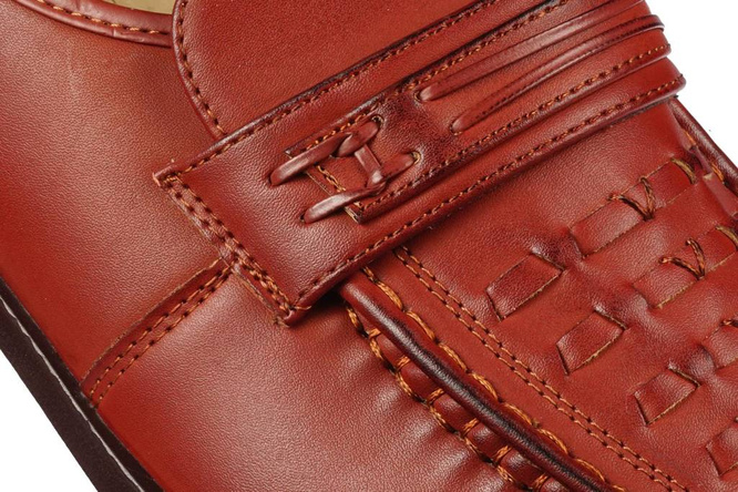 Chun Sen M5997C-2BR men's shoes brown, size 40-46