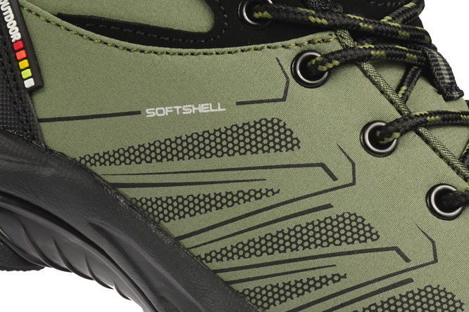 Buty sportowe damskie American Club DWT-256 khaki i czarny rozm.36-41