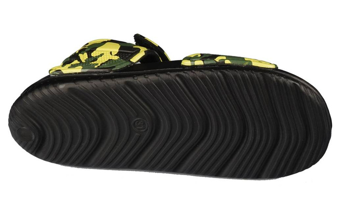 Children's pool slippers Emax C310B-3 blue, navy blue and black size 31-35