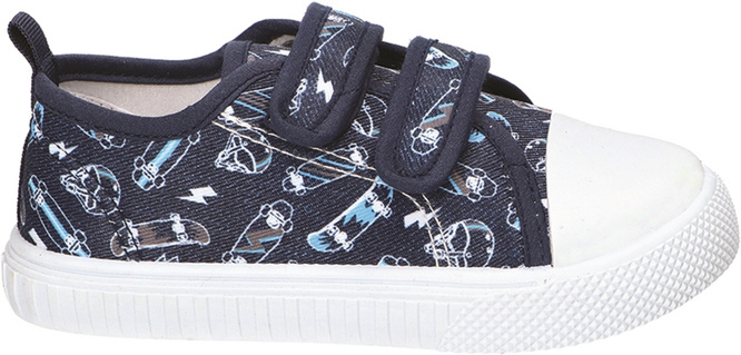 American Club BTEN-163 children's sneakers black and navy blue size 26-30