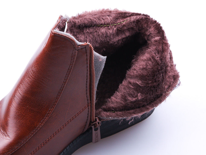 Betop DR9007FBR brown women's winter shoes size 37-42