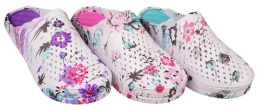 Women's pool flip-flops Sport D18304 black, white, pink and beige sizes 36-41