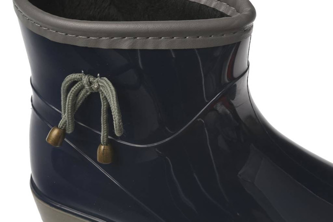 Women's insulated galoshes Lano DXK-07-1NAGY navy blue size 36-41