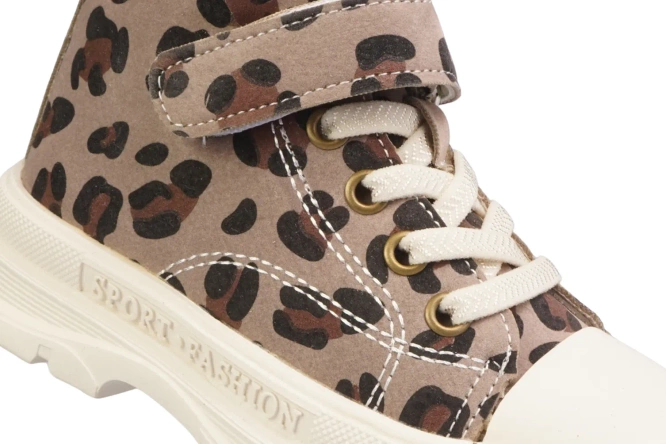 Tenisówki dziewczęce Clibee AP-703KH khaki rozm.21-25