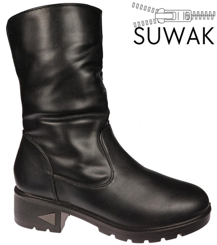 Skotnicki DB-3-201BL women's winter shoes, black, sizes 36-41