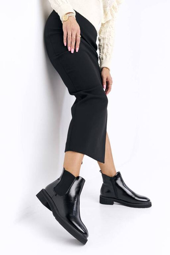 Sergio Leone DBT560CZZA women's winter shoes, black, sizes 36-41