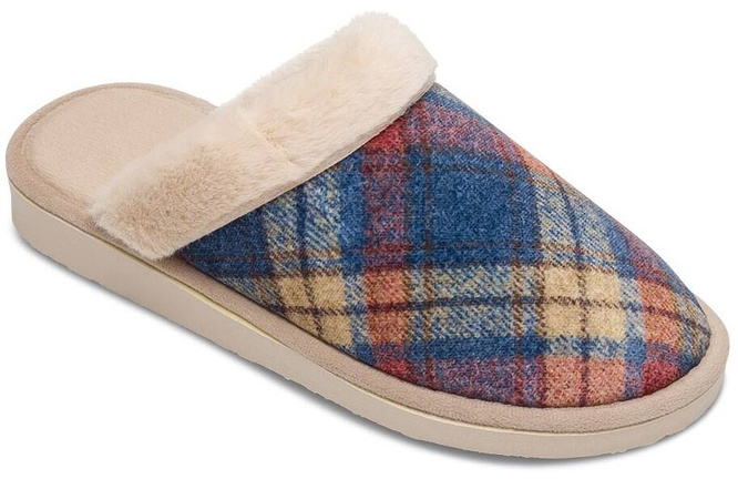 Meteor DV101 GRETA women's slippers brown, blue and pink, sizes 36-40