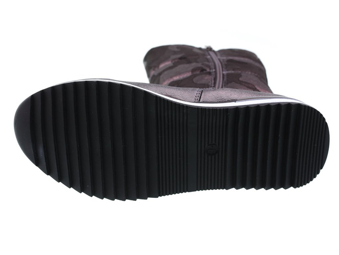 Winter boots for children Clibee CK-953SI silver size 32-37