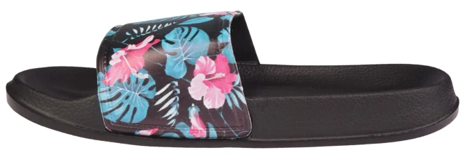 Klapki basenowe młodzieżowe American Club DNH-125 czarno-niebieskie rozm.37-41