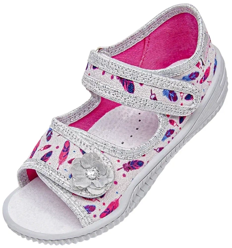 Viggami Girls’ Sneakers PAULA DRUK – Grey, Sizes 26–30