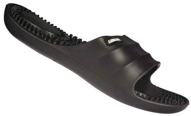 American Club MNH-119 men's swimming pool flip-flops, black and navy blue, sizes 41-45