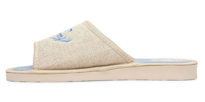 Women's slippers Meteor DV004 NATALIA blue and brown size 36-41