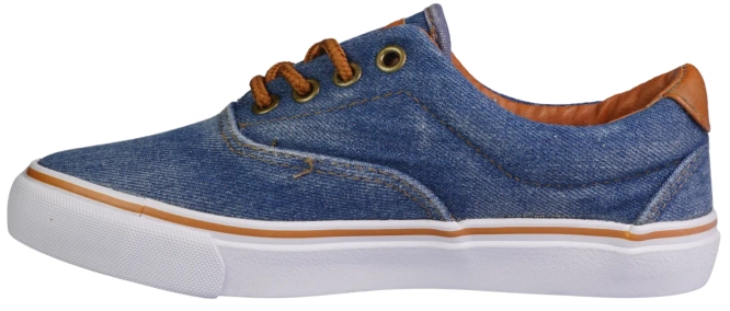 American Club CLH18-NJ04-3-4 children's dark and light denim sneakers, size 32-36