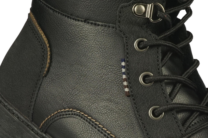 American Club MRH-117 men's winter shoes, black, sizes 41-46