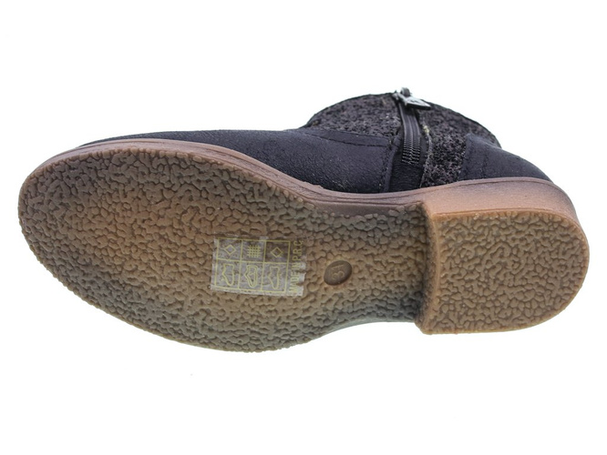 Children's transitional shoes Kylie Konfort CK1647304NE black size 29-35