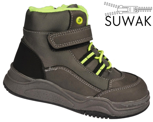 Children's transition shoes Apawwa AGD476GY gray size 21-28