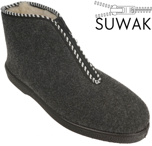 Men's slippers from Łukpol/Stomil MTATRZANK880SZ gray size 41-45