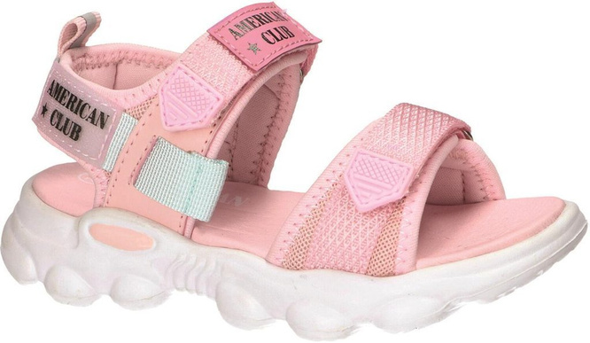 Children's sandals American Club CRL-31 mint or pink size 32-36