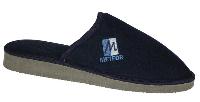 Pantofle damskie Meteor DV026 ALEK granatowe rozm.35-40