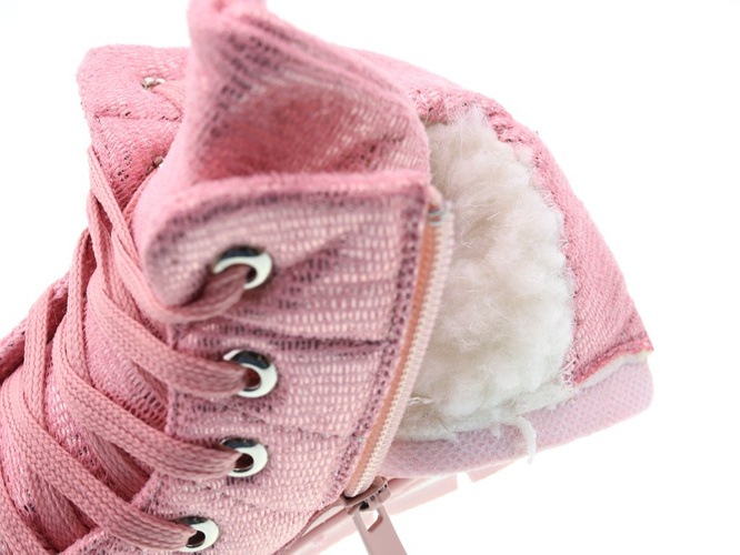 Children's winter shoes Clibee BK-906PI pink size 27-32