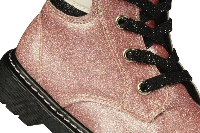 American Club BES-139 children's winter shoes, pink and black, sizes 25-29