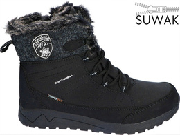 Women's winter shoes American Club DSN-25 black, size 36-41