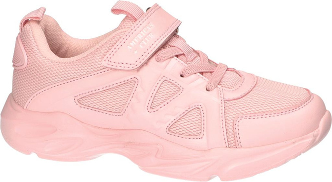 Buty sportowe dziecięce American Club BFH-33 różowe i niebieskie rozm.27-31
